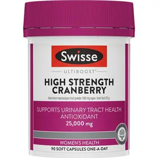 Swisse 高浓度蔓越莓胶囊 90粒 Cranberry 25000mg