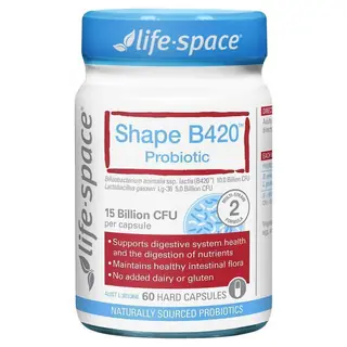 Life Space 塑身益生菌B420 60粒 150亿含量 平衡益生菌群 调理肠道