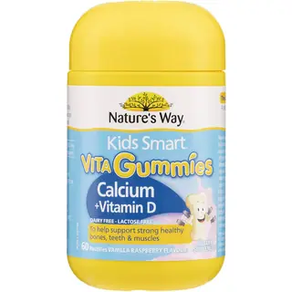 Kids Smart佳思敏 儿童钙+维生素D软糖 60粒 补充钙和维生素D