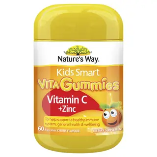 Kids Smart佳思敏 儿童维生素C+锌软糖 60粒 支持免疫力