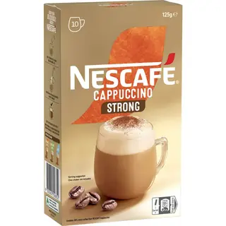 Nescafe Coffee雀巢咖啡 卡布奇诺加浓 10条