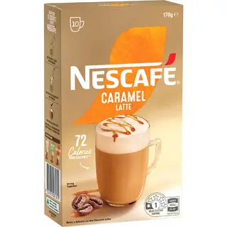 Nescafe Coffee雀巢咖啡 焦糖拿铁 10条