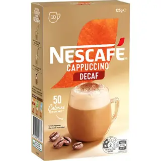 Nescafe Coffee雀巢咖啡 卡布奇诺低咖啡因 10条