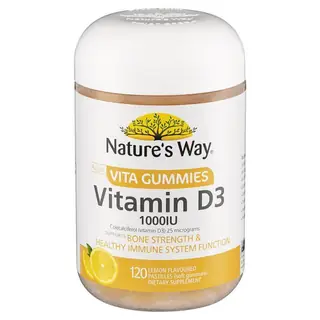 Nature's Way 成人维生素D3软糖 1000IU 120粒 Vitamin D3 补维D