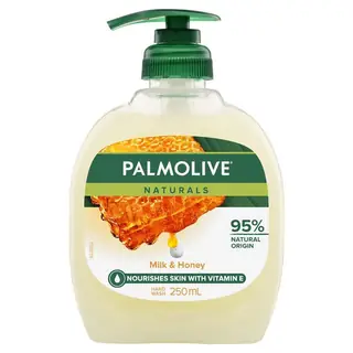 Palmolive 滋养洗手液 250毫升 牛奶+蜂蜜 Liquid Hand Wash Milk & Honey
