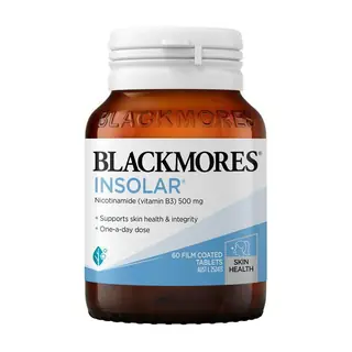 Blackmores 烟酰胺亮夫片 60粒 DNA修复 亮夫 改善皮肤健康 Insolar