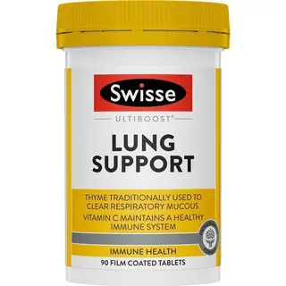 Swisse 清肺片 90粒 天然草本 护肺润肺祛痰 防雾霾清肺灵 Lung Support