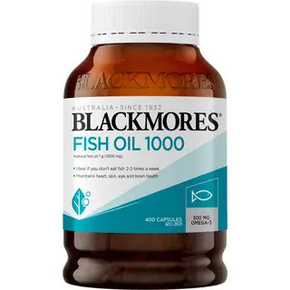 Blackmores澳佳宝 深海鱼油胶囊 400粒 Fish Oil 1000mg
