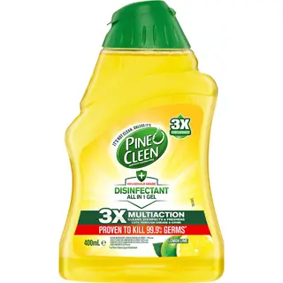 Pine O Cleen 多合一浓缩消毒液 400毫升 99.9%杀菌 柠檬味 All In One Disinfectant Gel Lemon