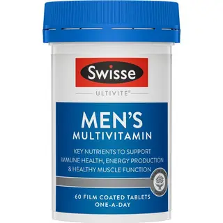 Swisse 男士成人复合维生素 60粒 Men Ultivite Multivitamin