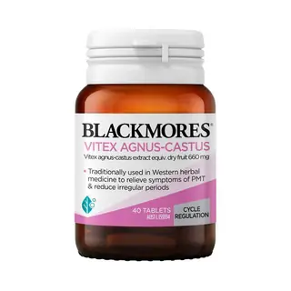 Blackmores Vitex 圣洁莓精华 40粒 调节内分泌 保护卵巢 助备孕